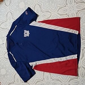 Cooperstown Dreams Park Blue T-Shirt XL Short Sleeve Blue Mesh Athletic